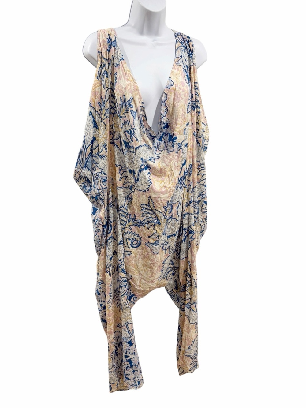 Free People Eazzzy Paisley Printed Romper size Small - Picture 4 of 10